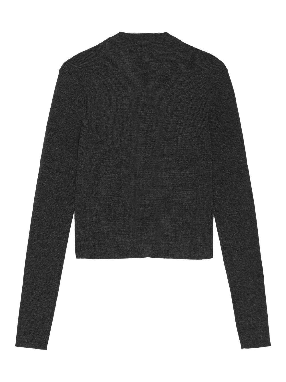 logo-embroidered cardigan - 6