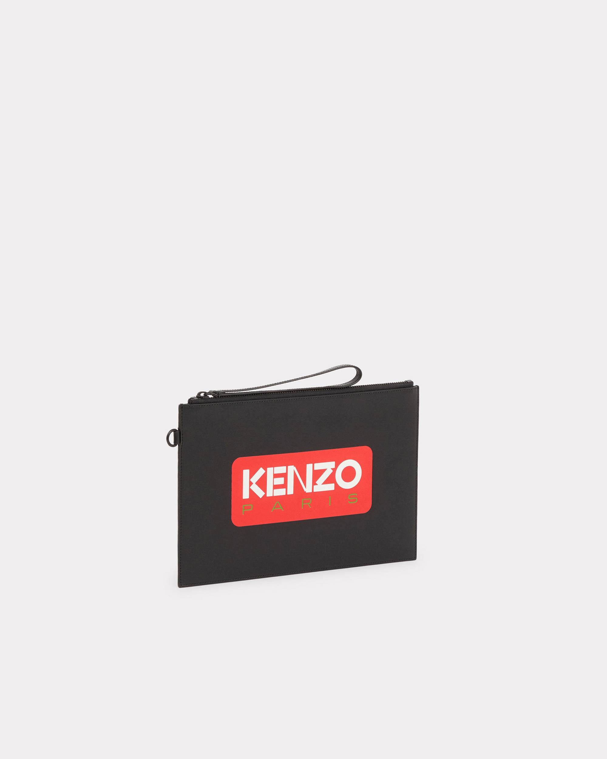 KENZO Paris large leather clutch - 1