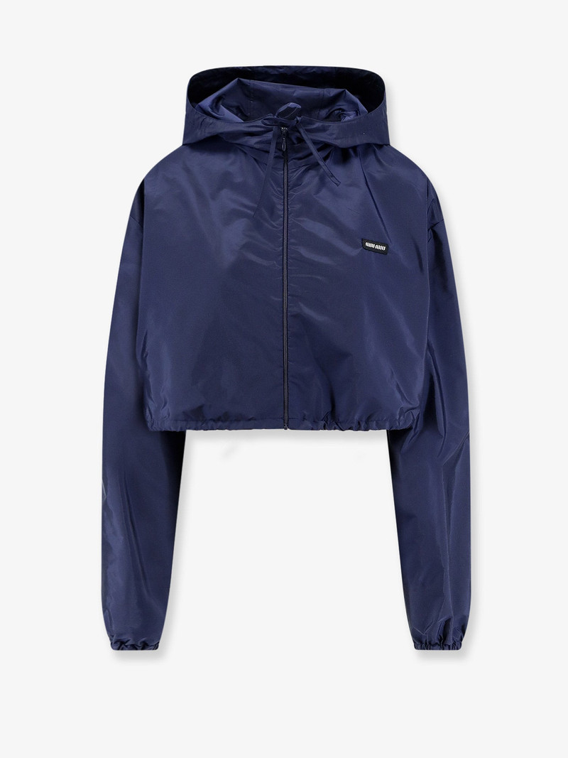 Cropped Recycled Nylon Jacket 1