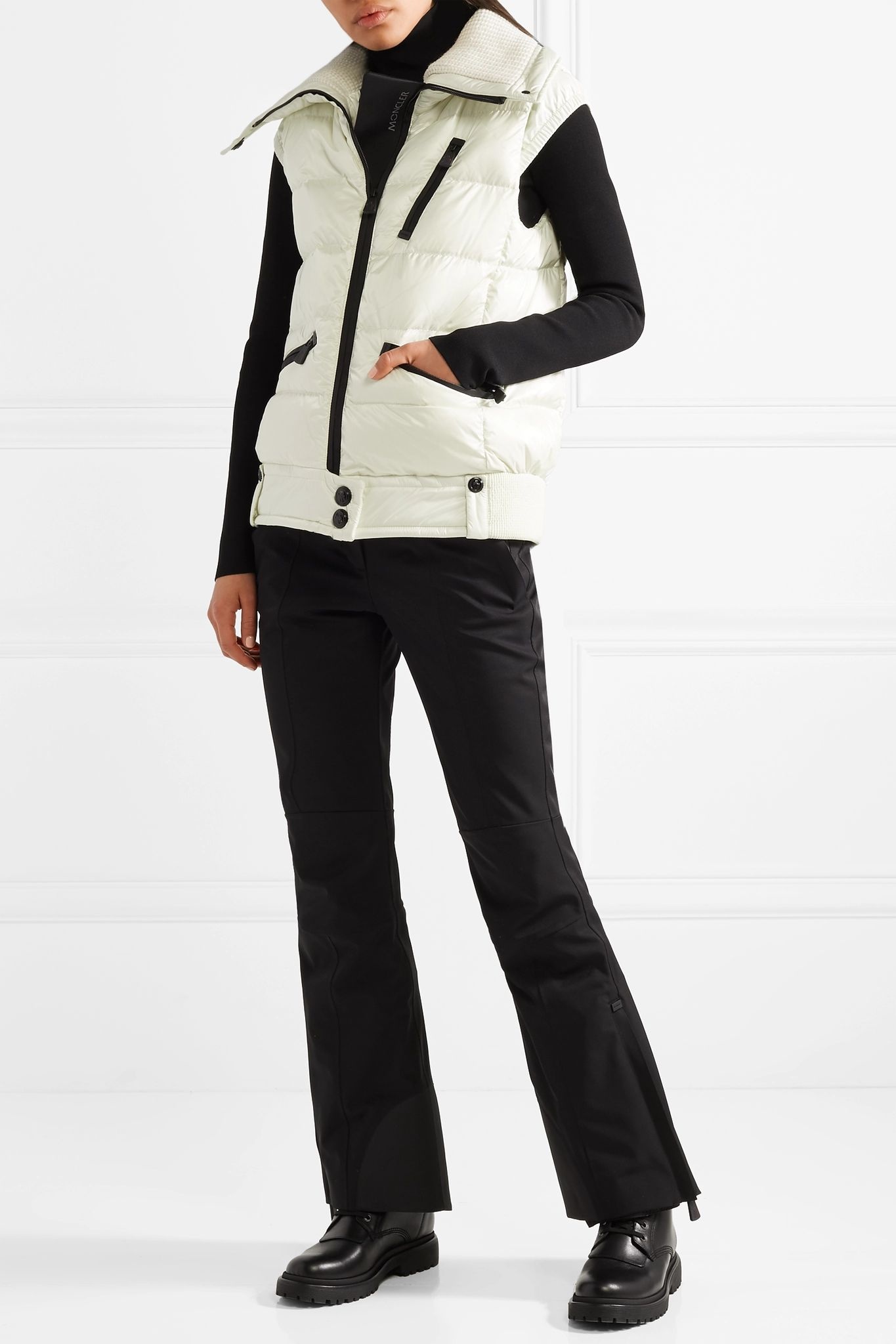 Les Bains quilted down vest - 2