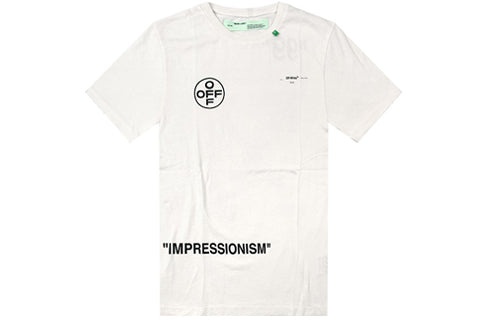 Off-White Stencil Logo T-Shirt 'White' OMAA038R191850150228 - 2