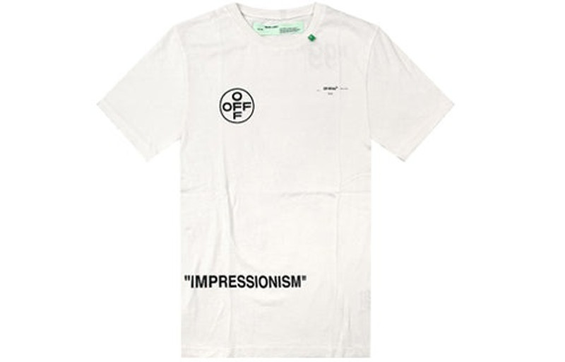 Off-White Off-White Stencil Logo T-Shirt 'White' OMAA038R191850150228 outlook