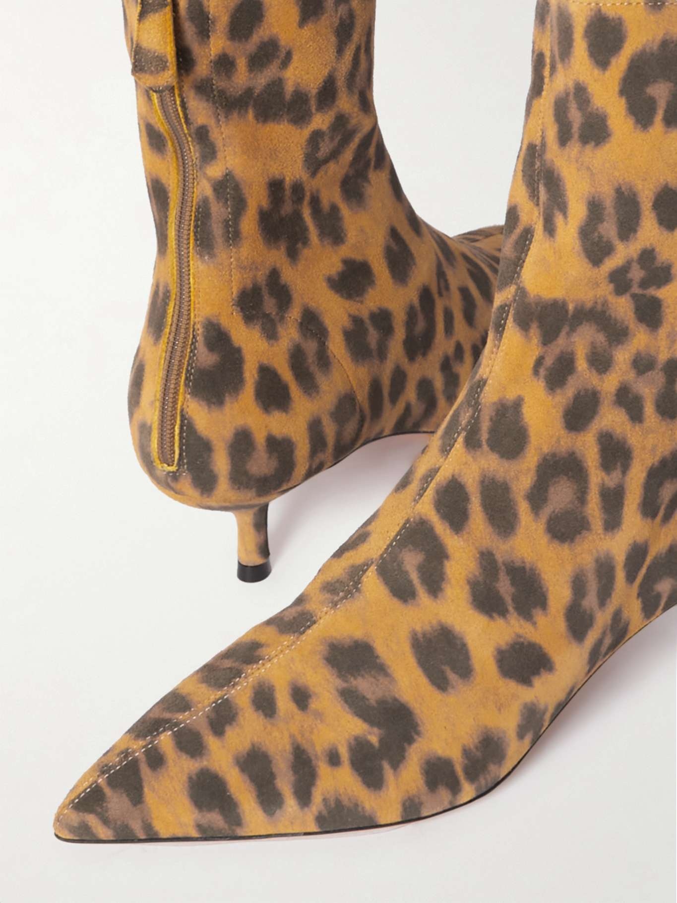 Montmartre 50 leopard-print suede ankle boots - 4