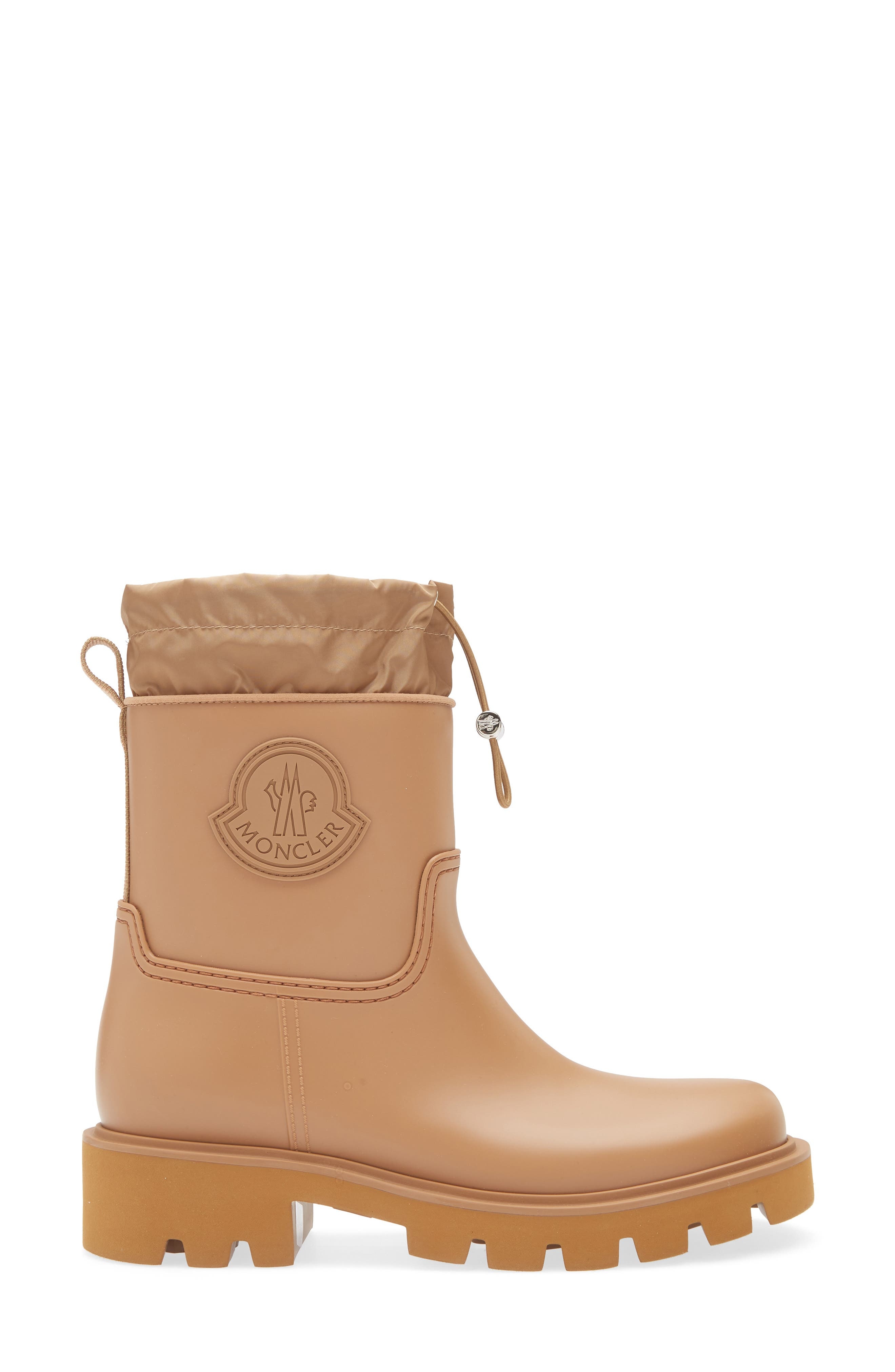 Moncler Kickstream Chelsea Rain Boot in Camel at Nordstrom - 3