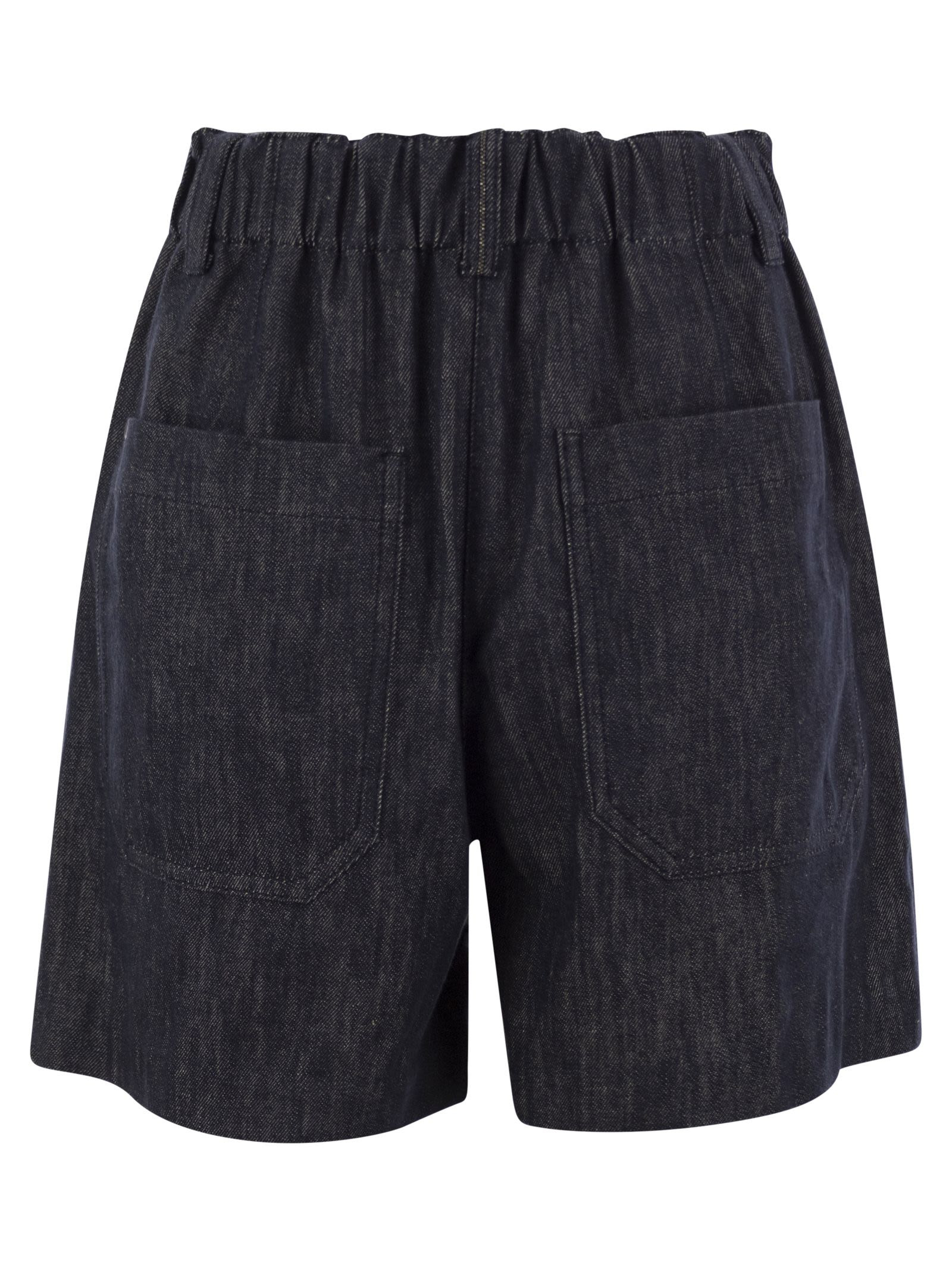 Brunello Cucinelli Women Denim Shorts - 2