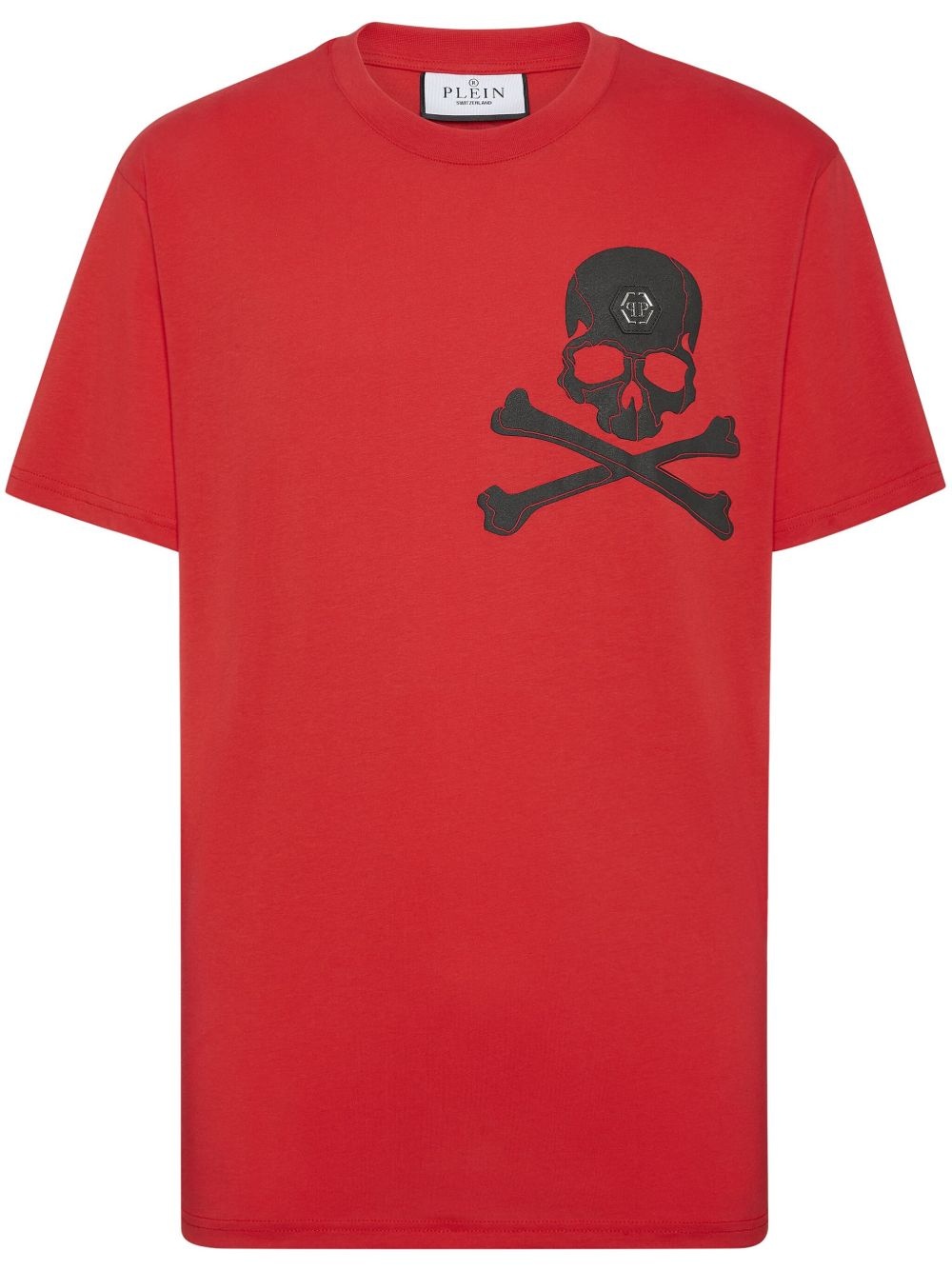 skull-print T-shirt - 1
