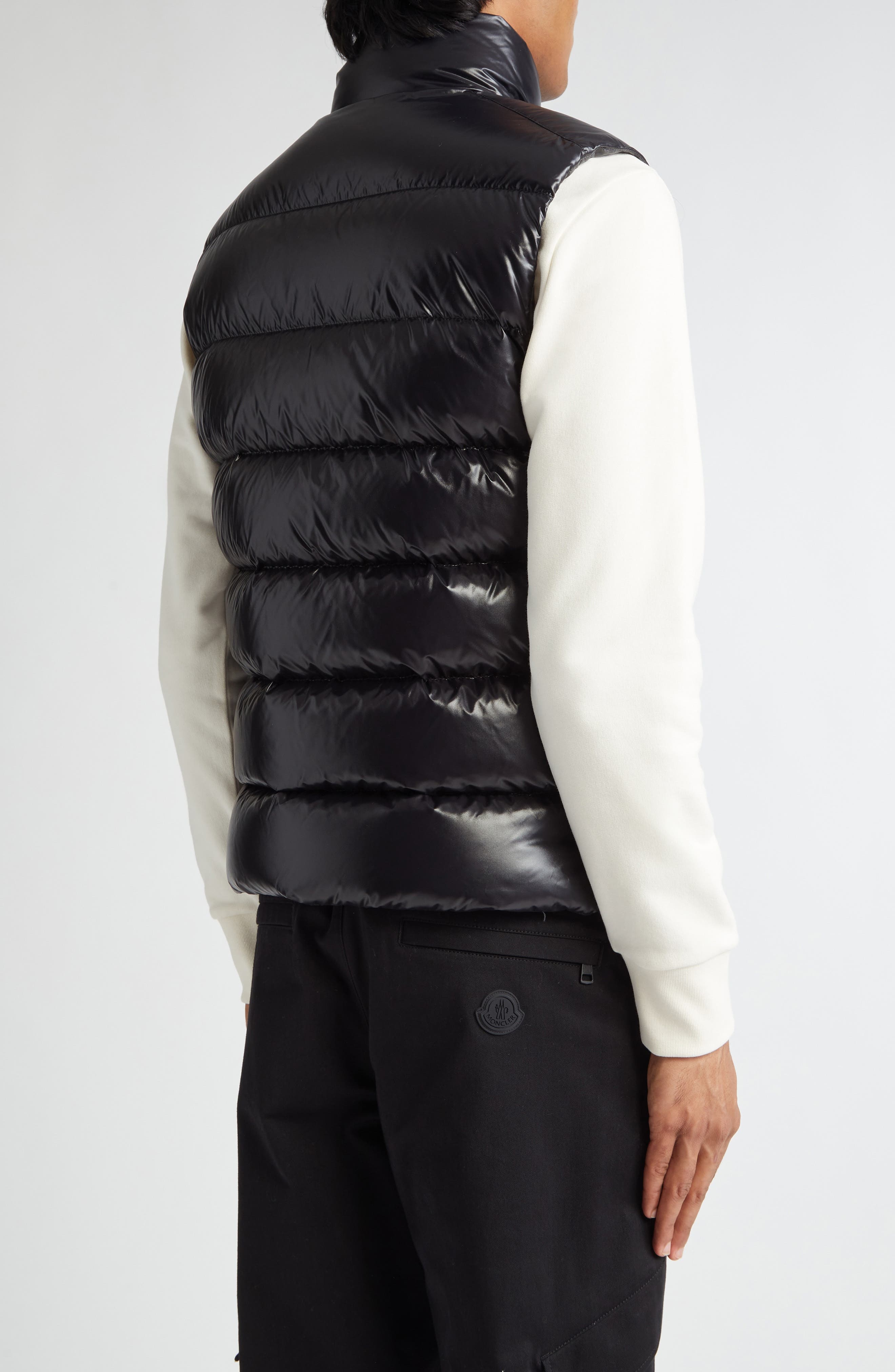 Moncler Tibb Down Puffer Vest in U99-Dark Black at Nordstrom - 2