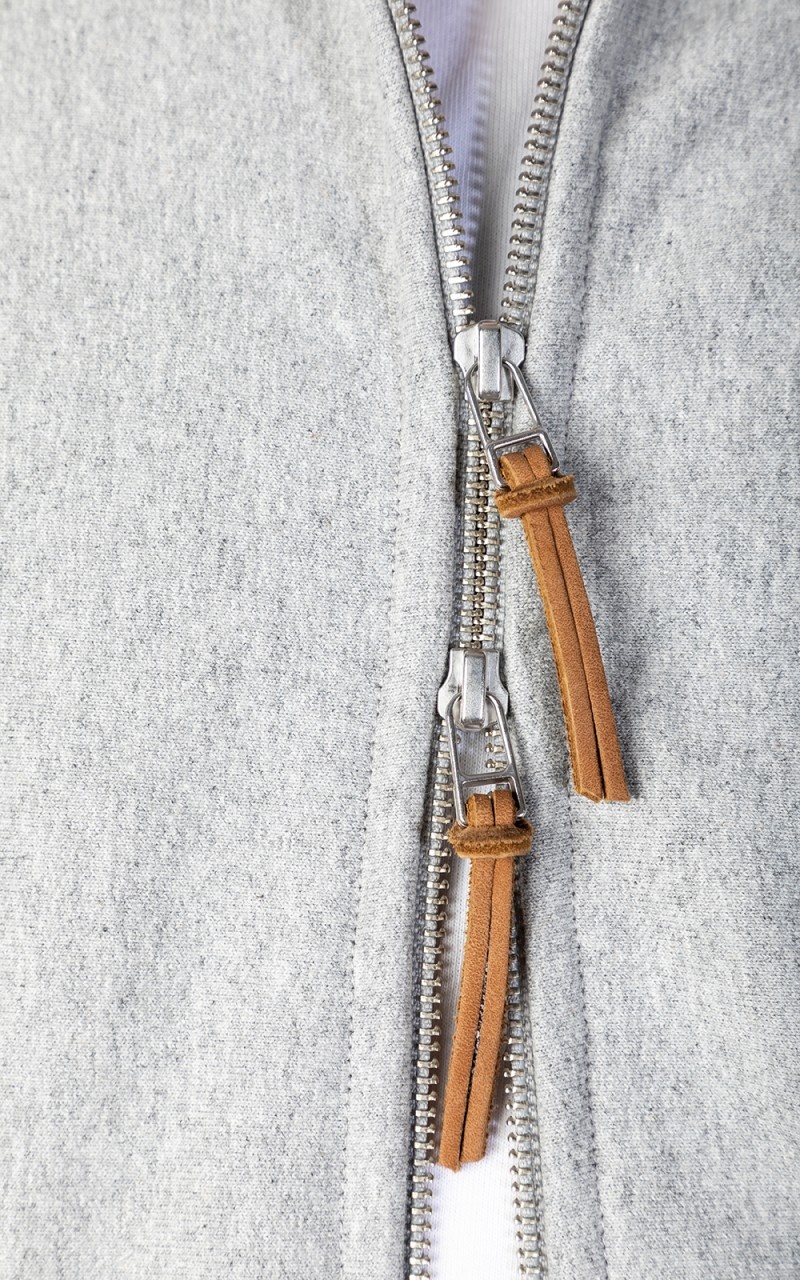 HEAVYWEIGHT ZIP HOODY GREY - 11