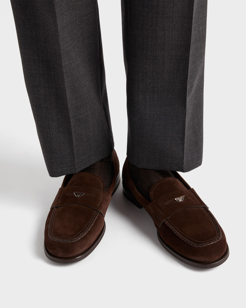 Prada Suede loafers outlook