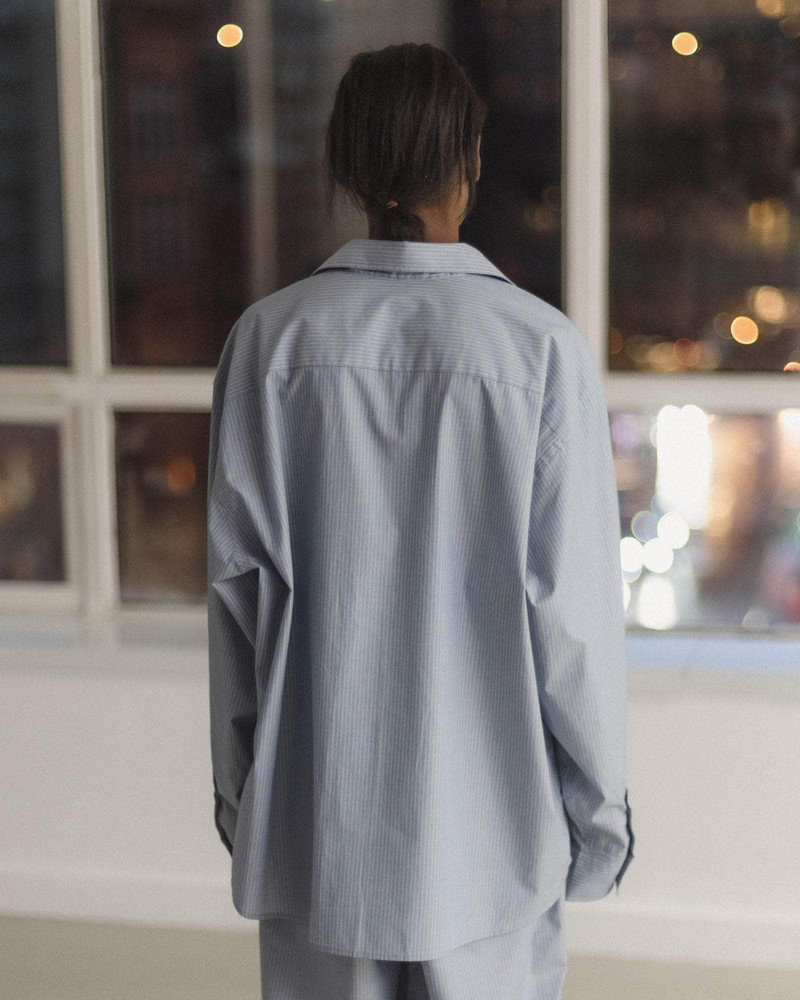 BASERANGE Claude Shirt - Organic Cotton Poplin outlook