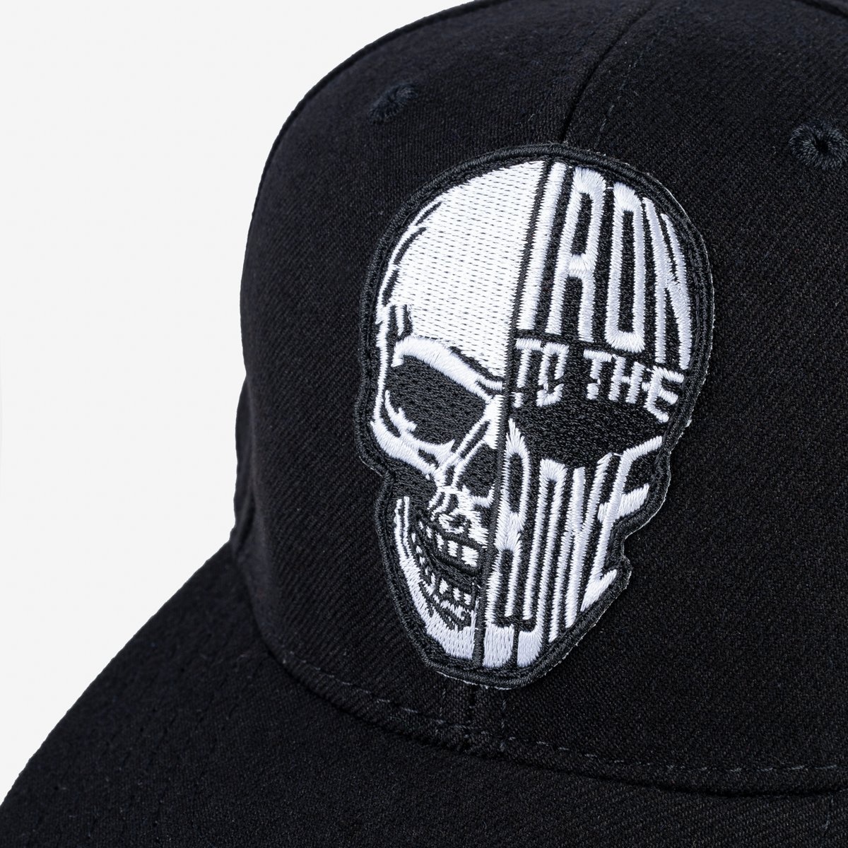 IHC-19-ITTB Iron Heart 'Iron To The Bone' Snapback Cap - Black - 2