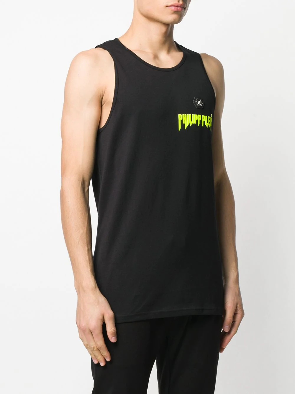 logo patch tank top - 3