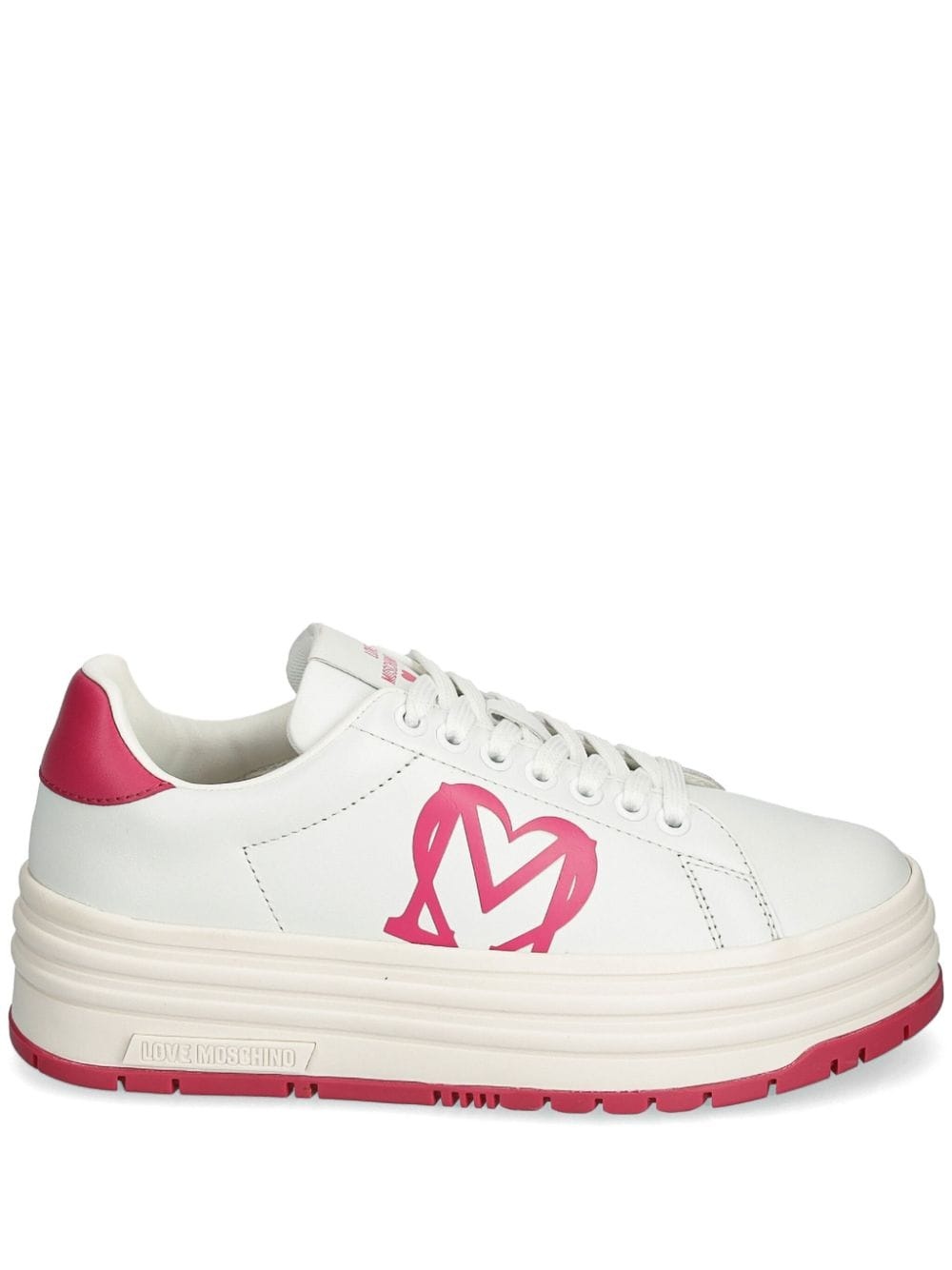 logo-print trainers - 1