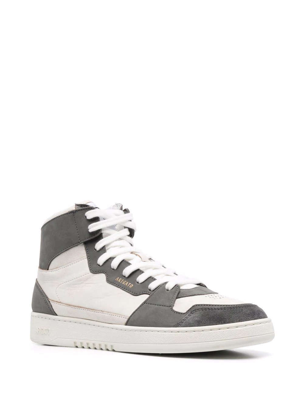 colour-block high-top sneakers - 2