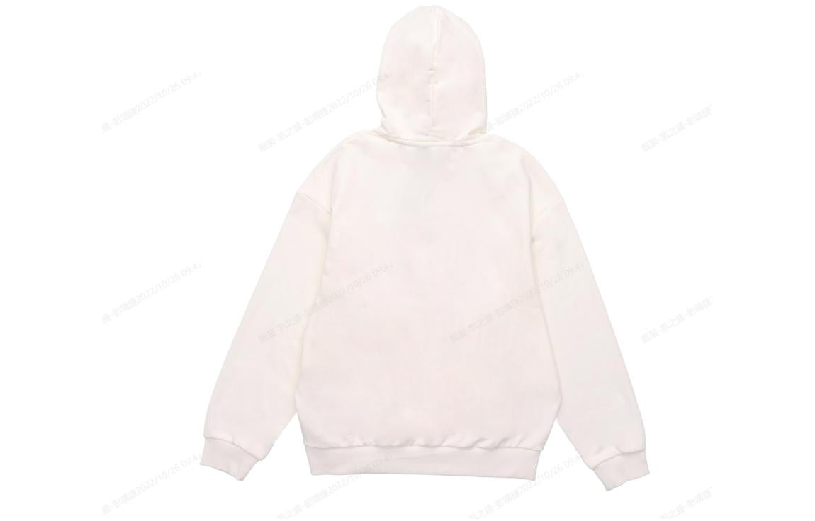 New Balance Logo Print Hoodie 'White Tan' 5CC44353-IV - 2