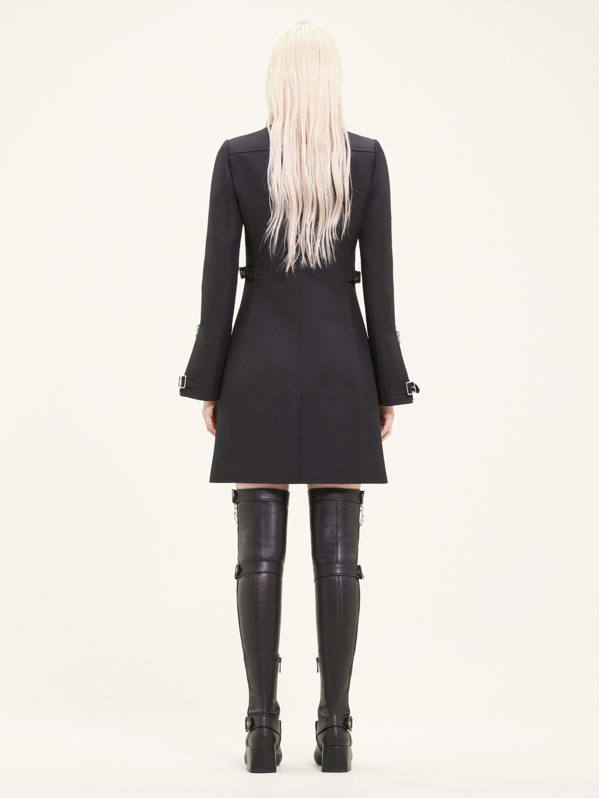 BUCKLE TWILL COAT - 4