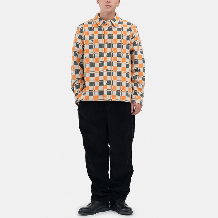 Stussy Brent Plaid L/S Shirt 'Tan' 110199 - 3