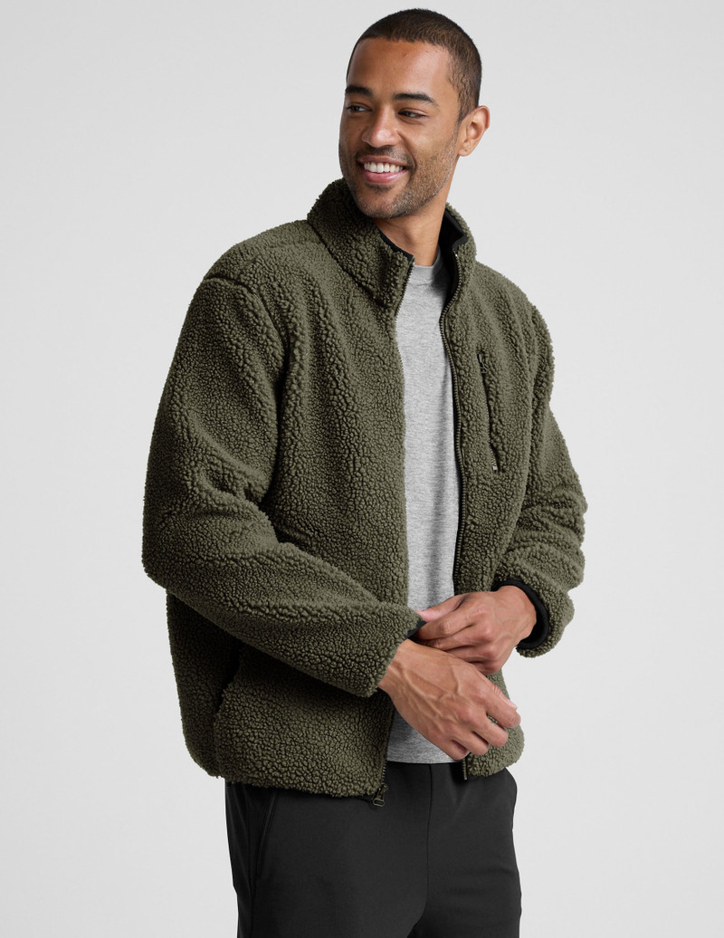 BEYOND YOGA Boucle Fleece Men's Zip Jacket outlook
