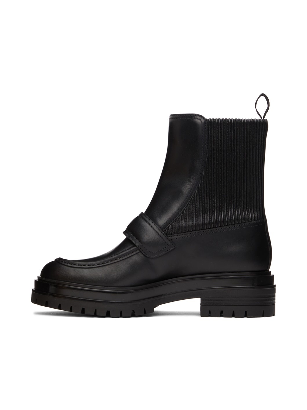 Black Leather Berck Boots - 3