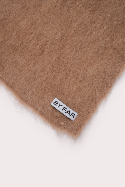 BY FAR SOLID BRUSHED SCARF CAMEL ALPACA outlook