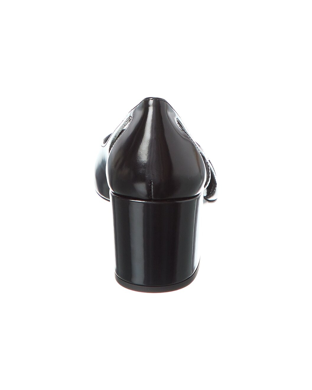Prada Cutout Leather Pointy-Toe Pump - 3