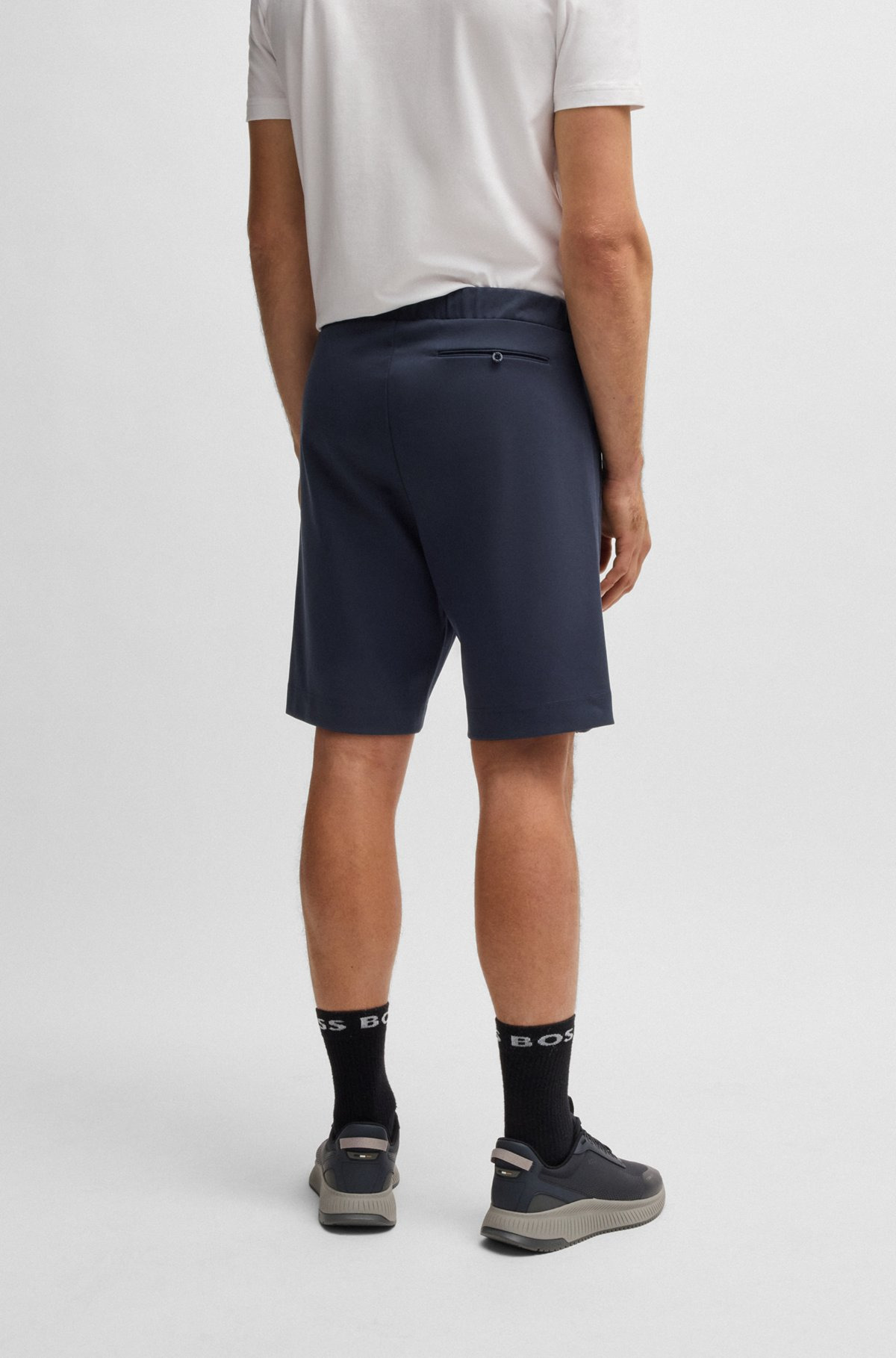 SHORTS WITH DOUBLE B MONOGRAM - 5