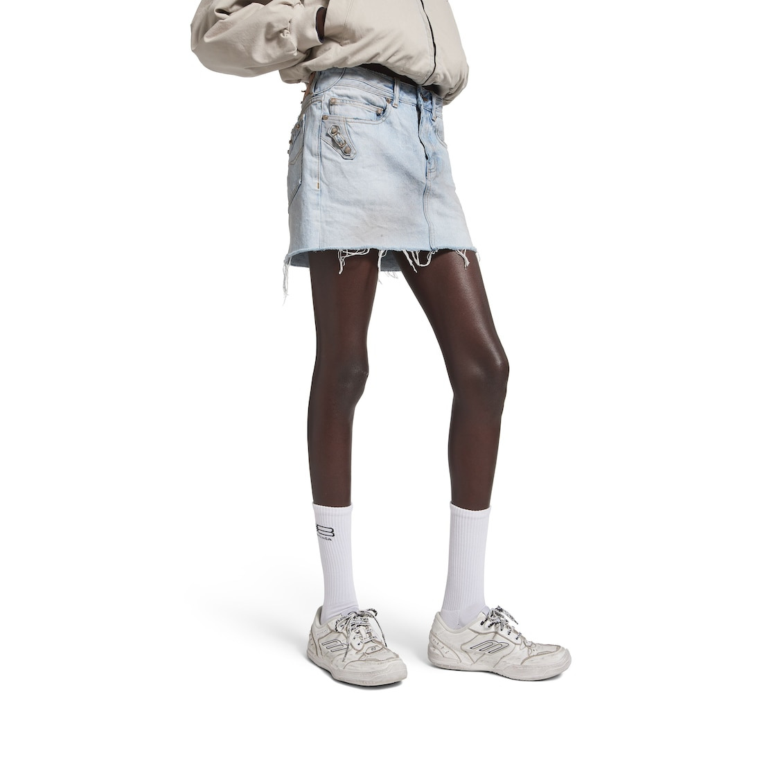 Women's City Mini Skirt in Light Blue - 5