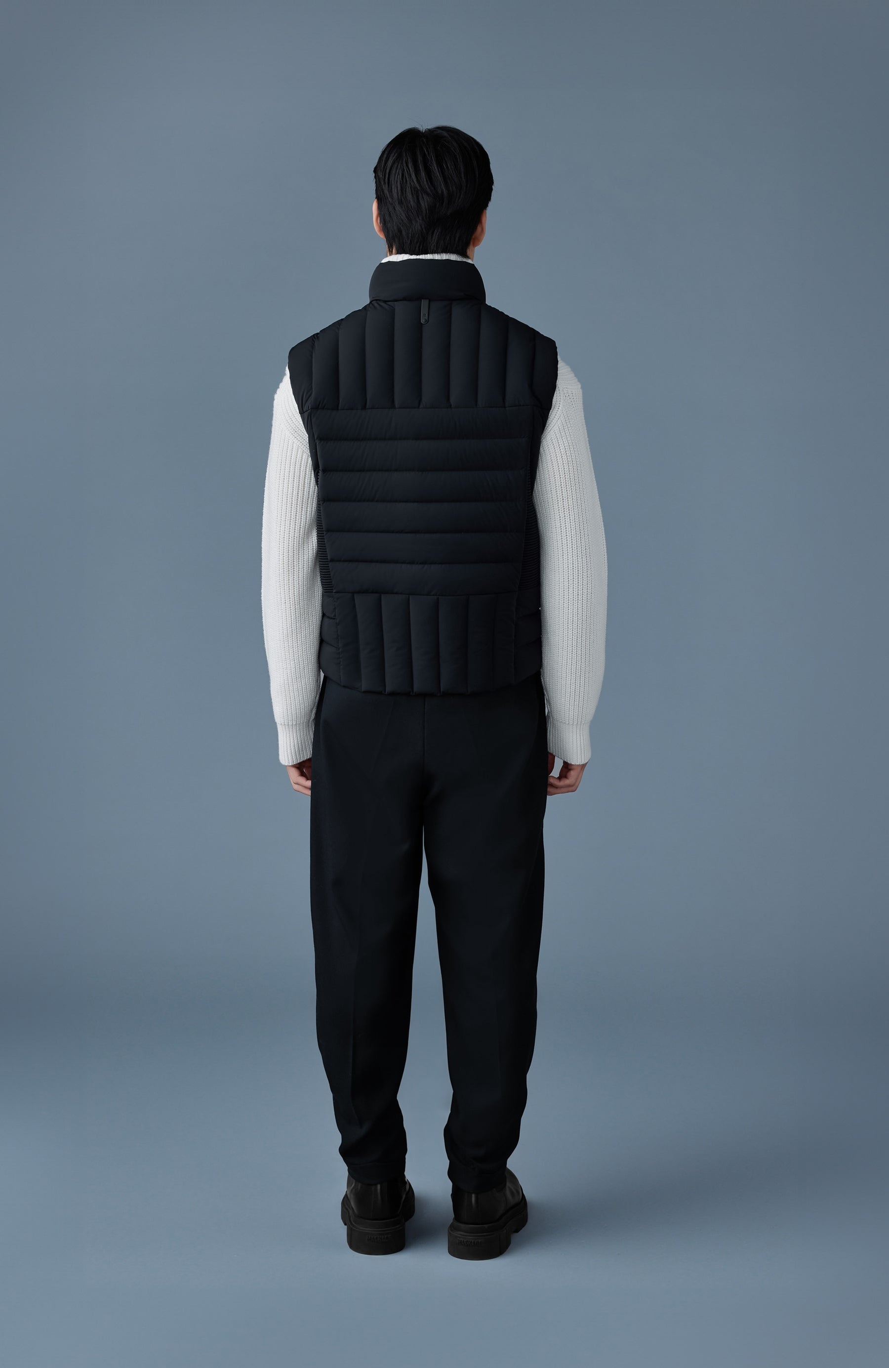 TITUS Perpendicular channel quilt down vest - 4