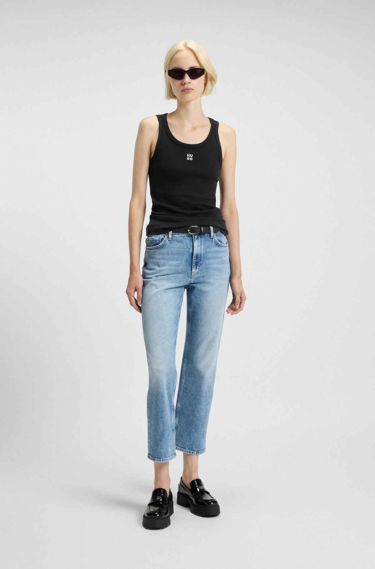 TANK TOP WITH STACKED LOGO - 3