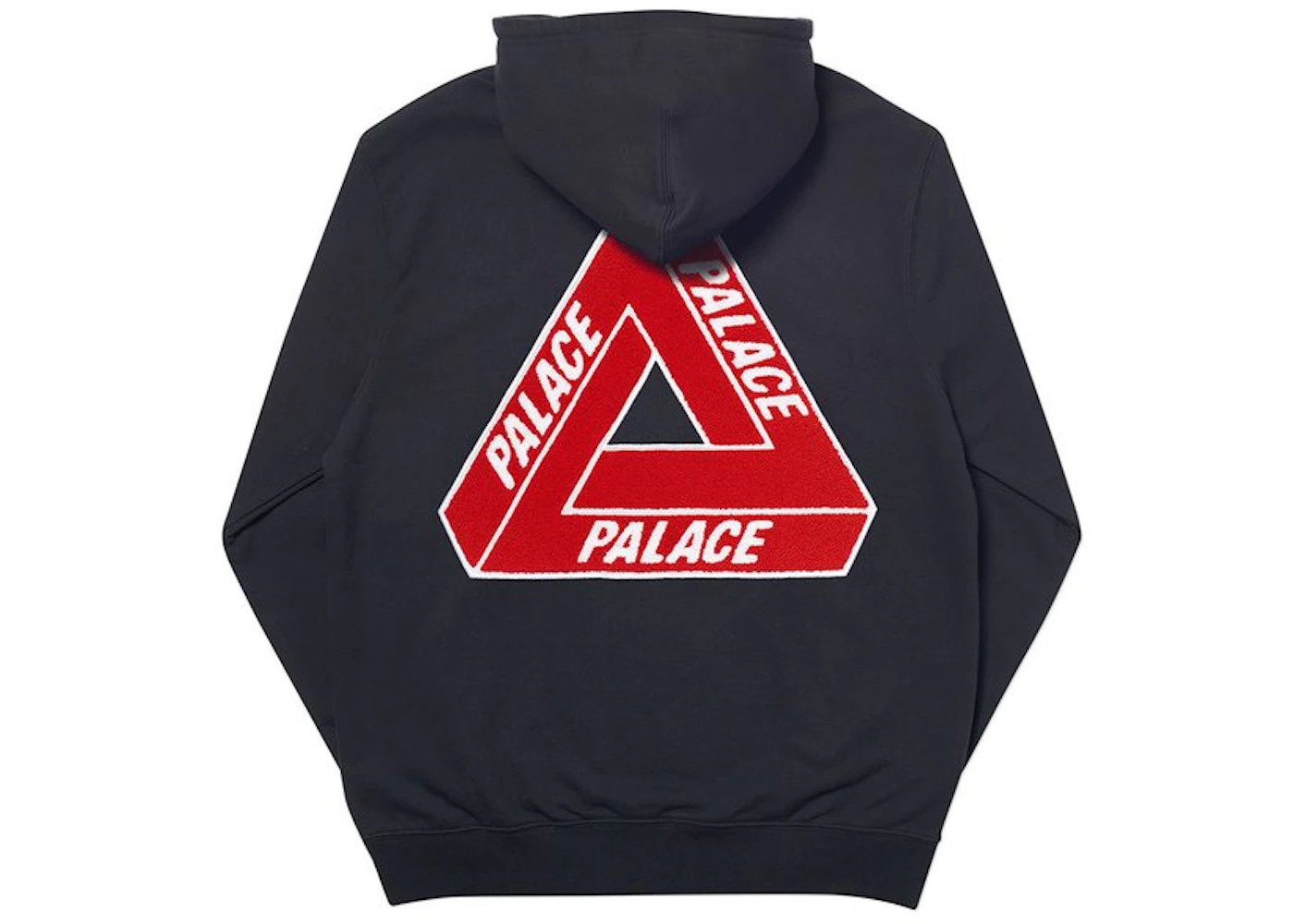 Palace Tri-Chenille Hood Black - 2