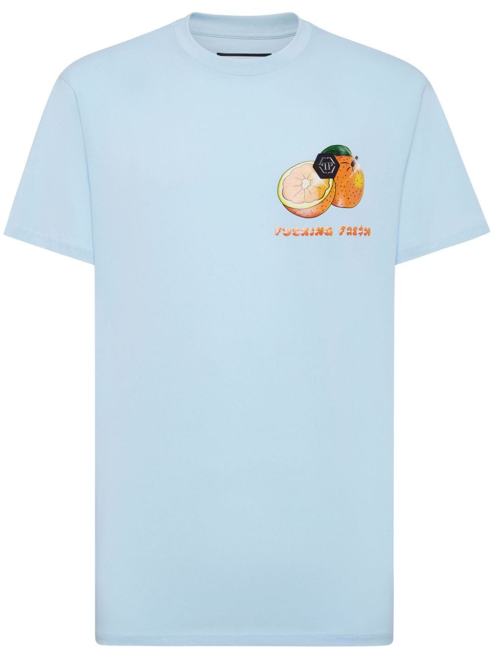 fruit-print cotton T-shirt - 1