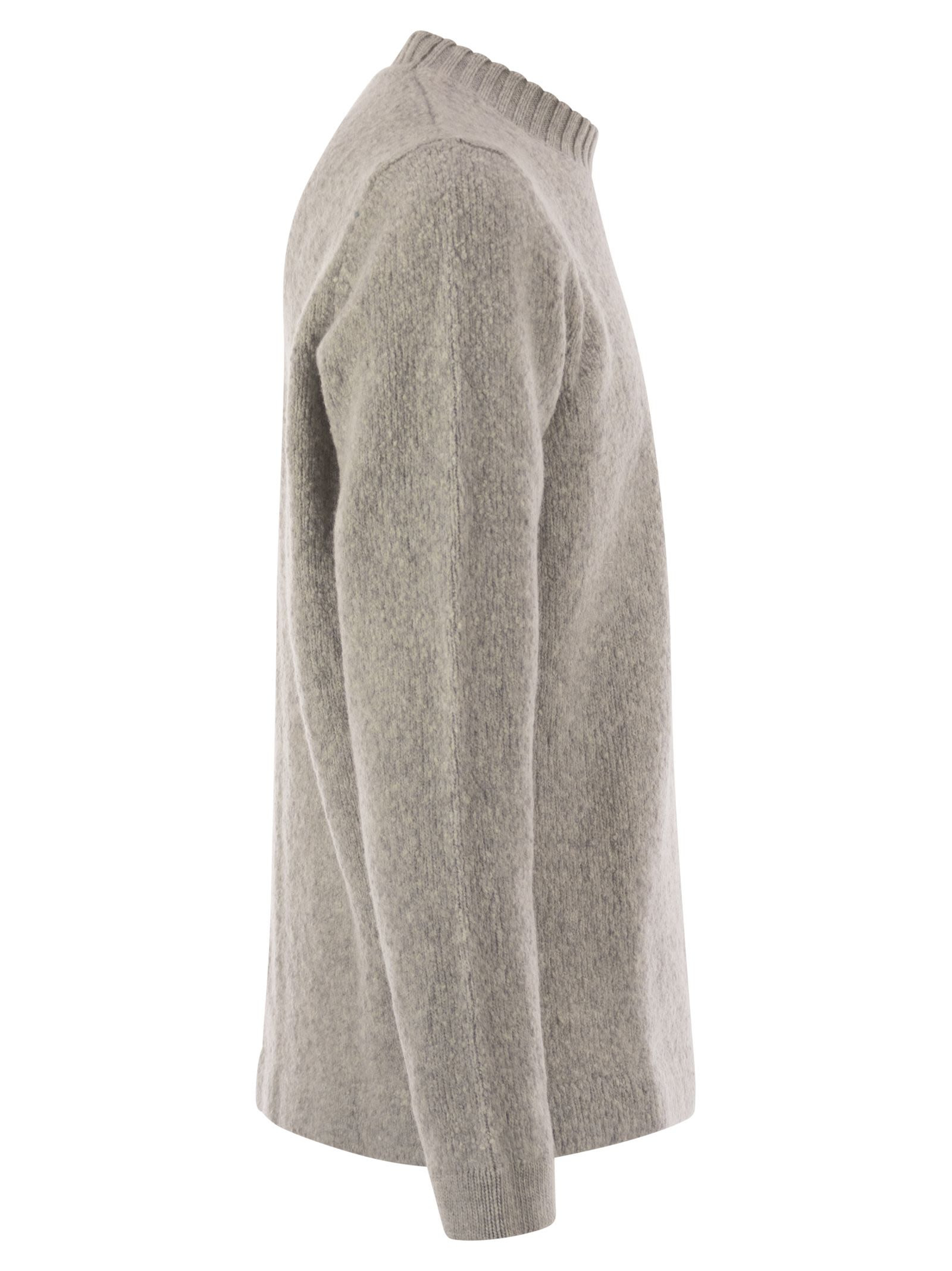 Stone Island Men Round-Neck Jumper With Gauzy Texture - 3