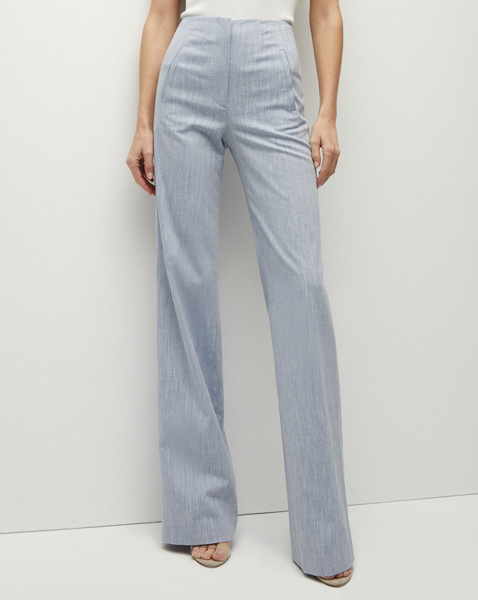 JUDE METALLIC PINSTRIPE PANT - 4