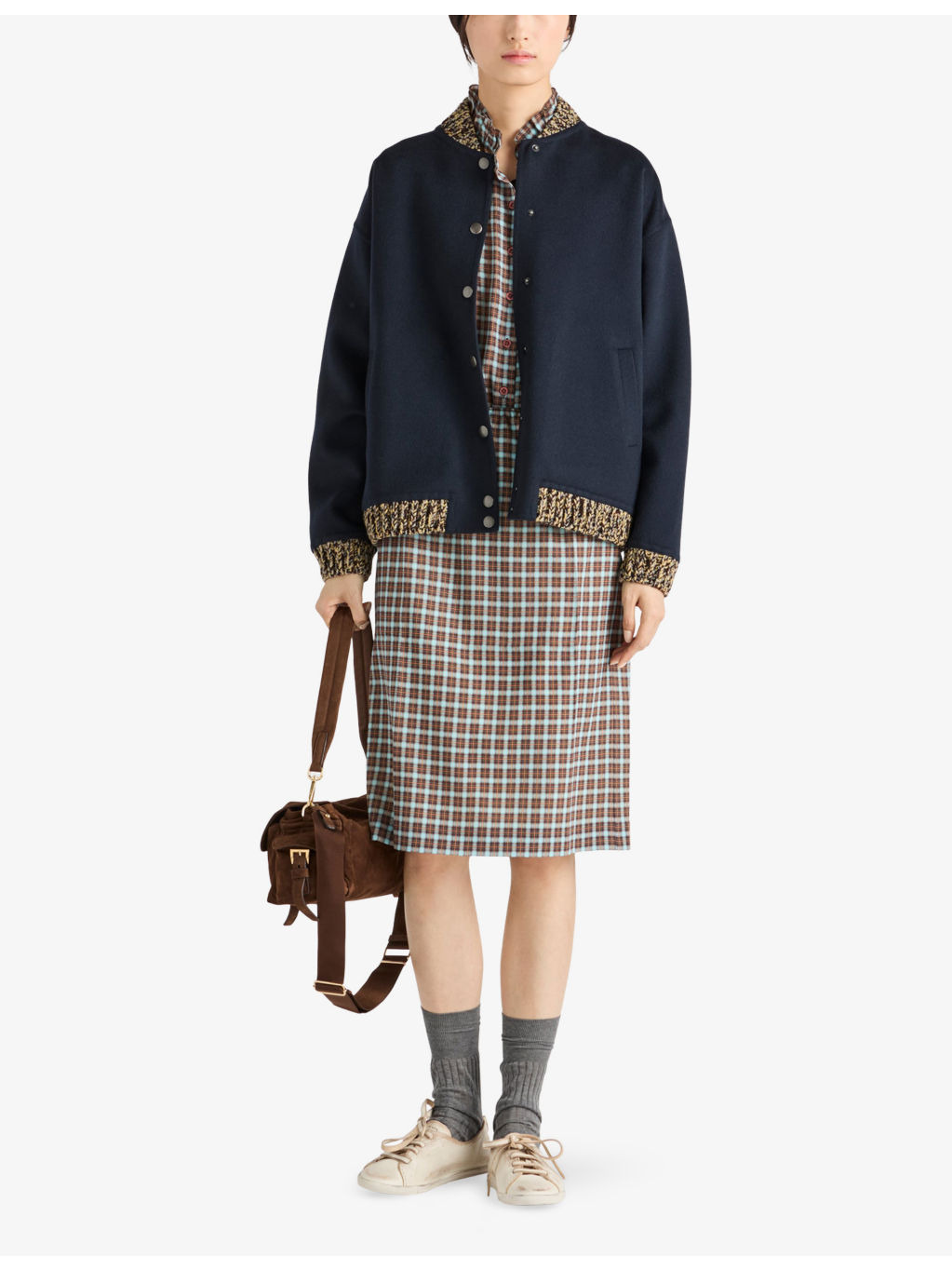Double Cashmere and Wool Bomber Jacket - 2