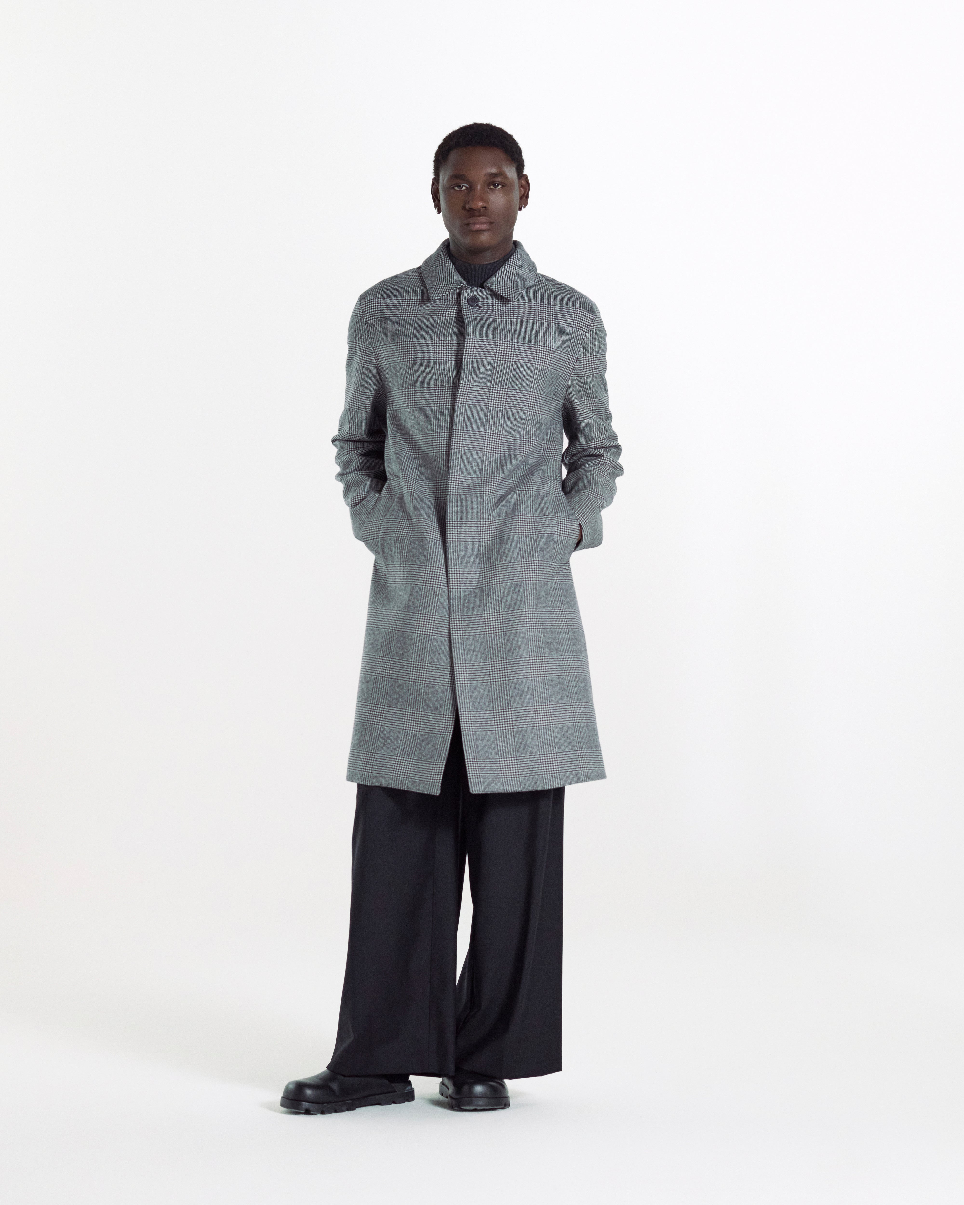 Dunkeld Glencheck Wool Coat - 2