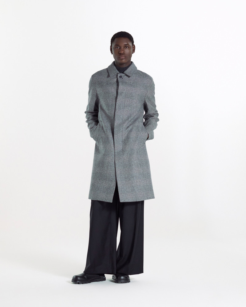 Mackintosh Dunkeld Glencheck Wool Coat outlook
