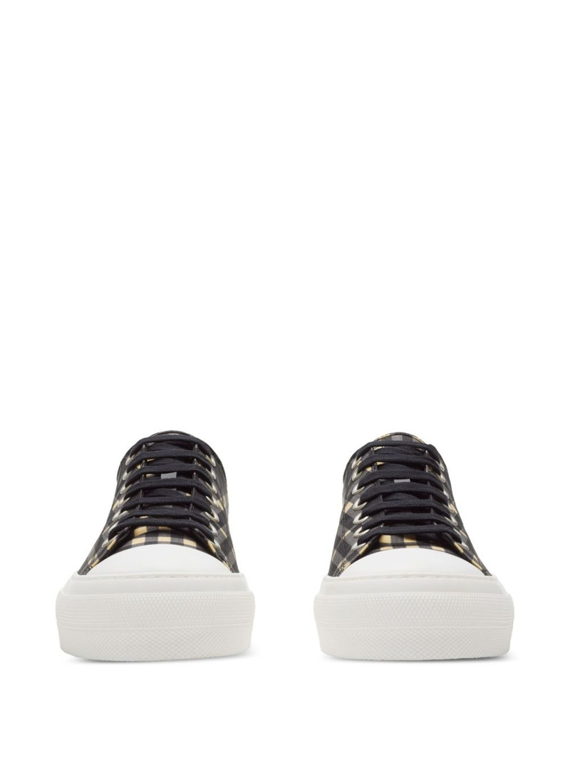 Burberry checked sneakers outlook