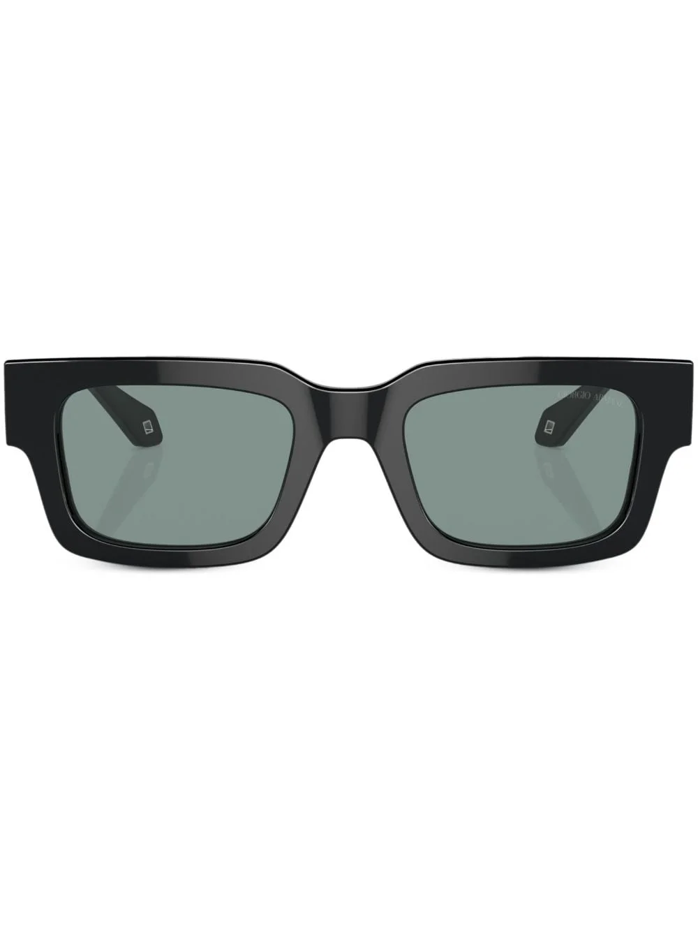 logo-print square-frame sunglasses - 1