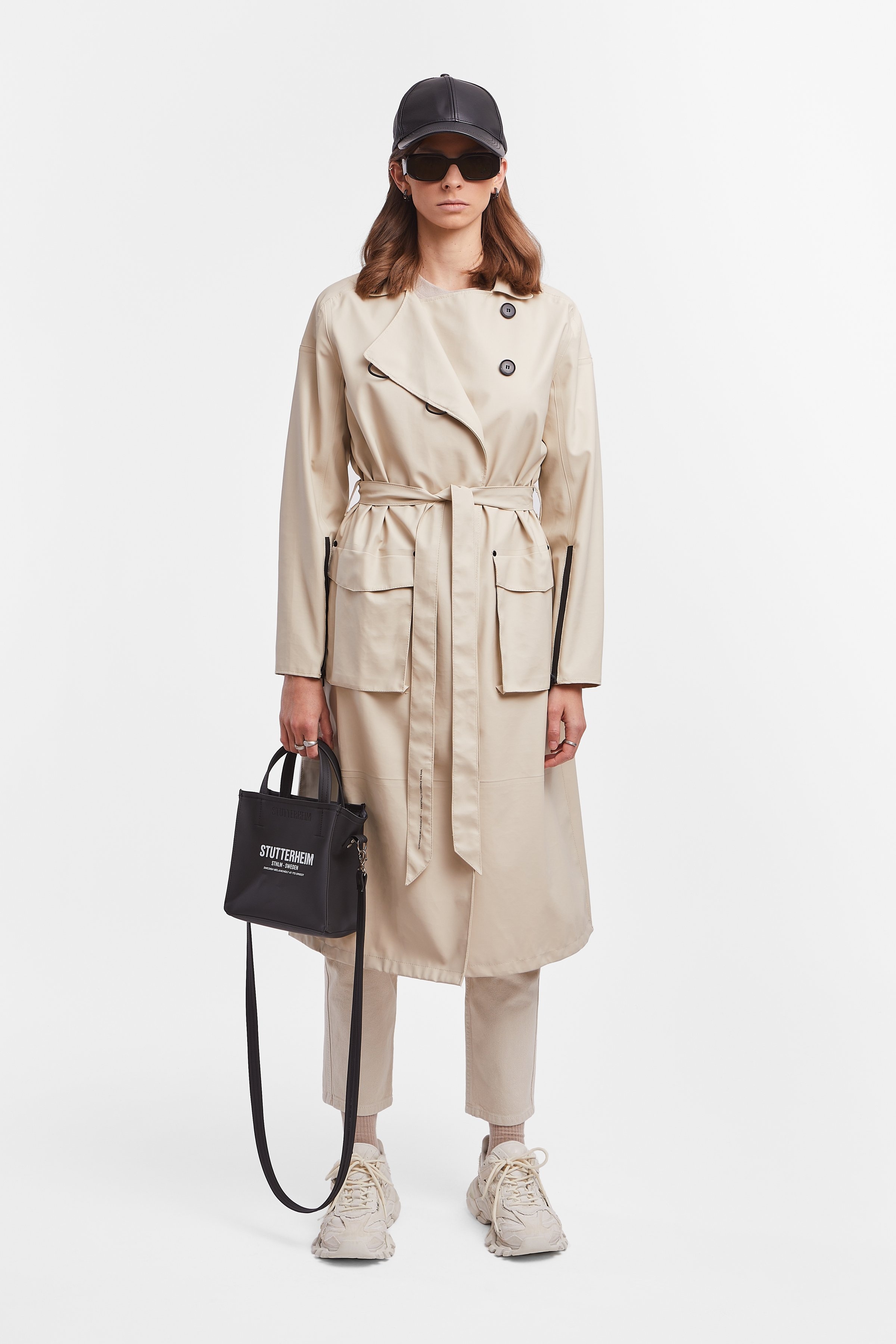 Kista Lightweight Trench Coat Oyster - 2