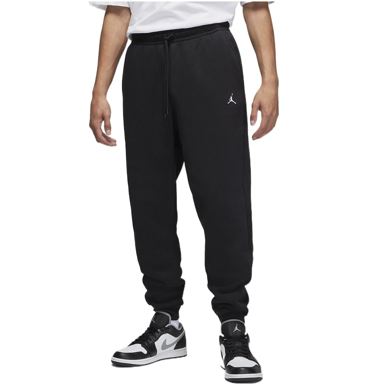 Air Jordan Elastic Waistband Sports Pants Men's Black DQ7341-010 - 6