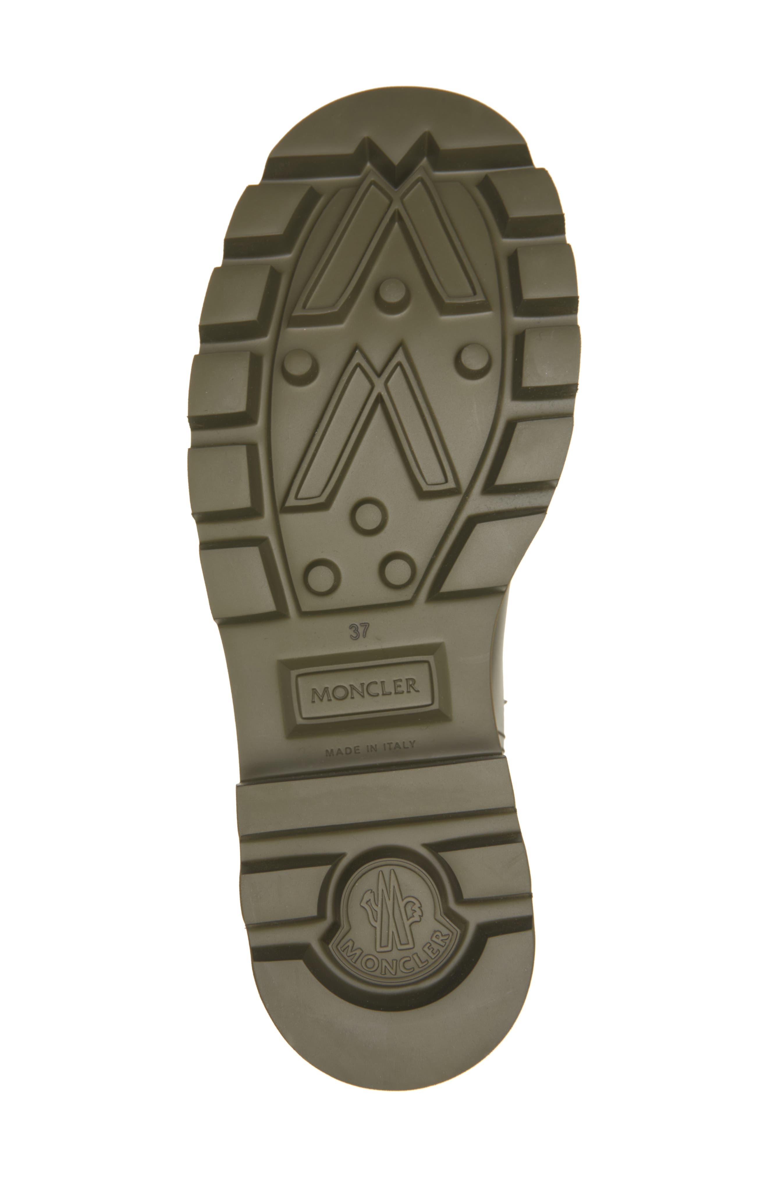 Moncler Kickstream Waterproof Rain Boot in Bronze Olive at Nordstrom - 6