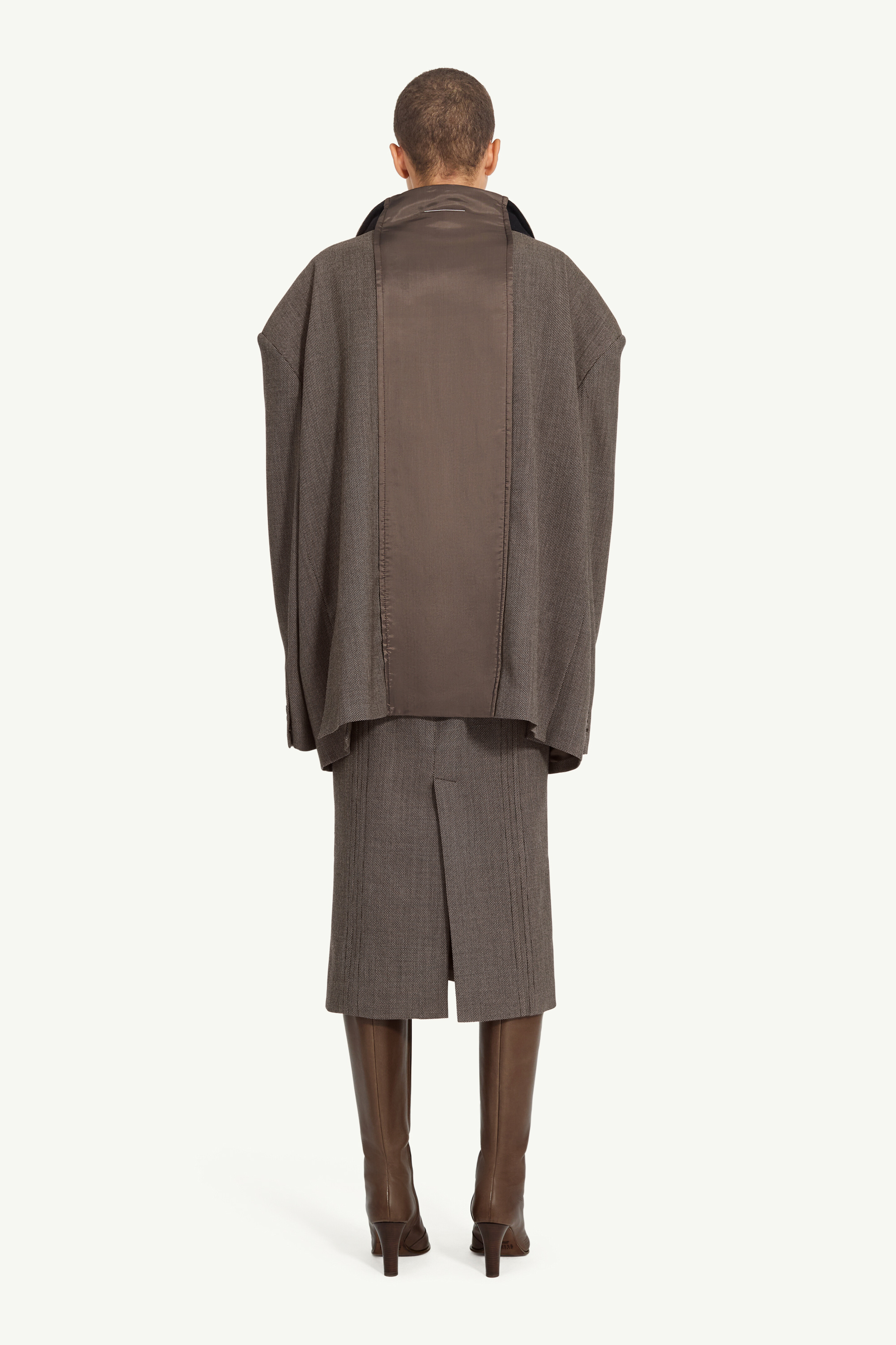 Overized wool blazer - 4
