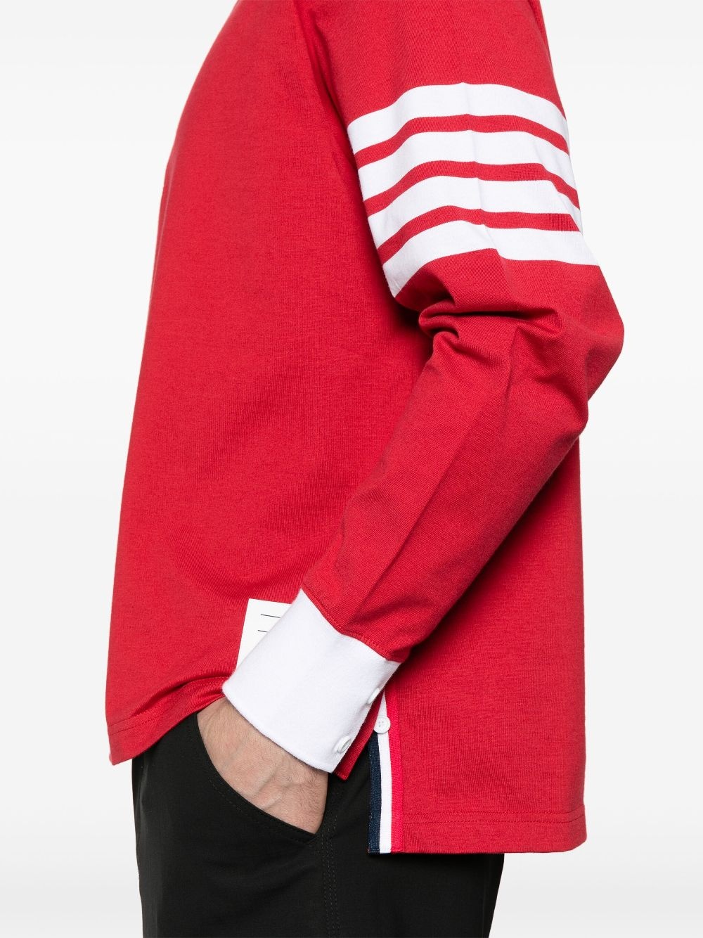 4-Bar stripe polo shirt - 4
