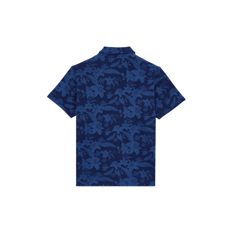 Vilebrequin Men Cotton Polo Printed Lightening Flower outlook