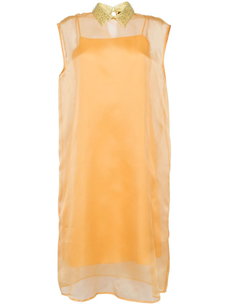 silk-organza midi dress 1