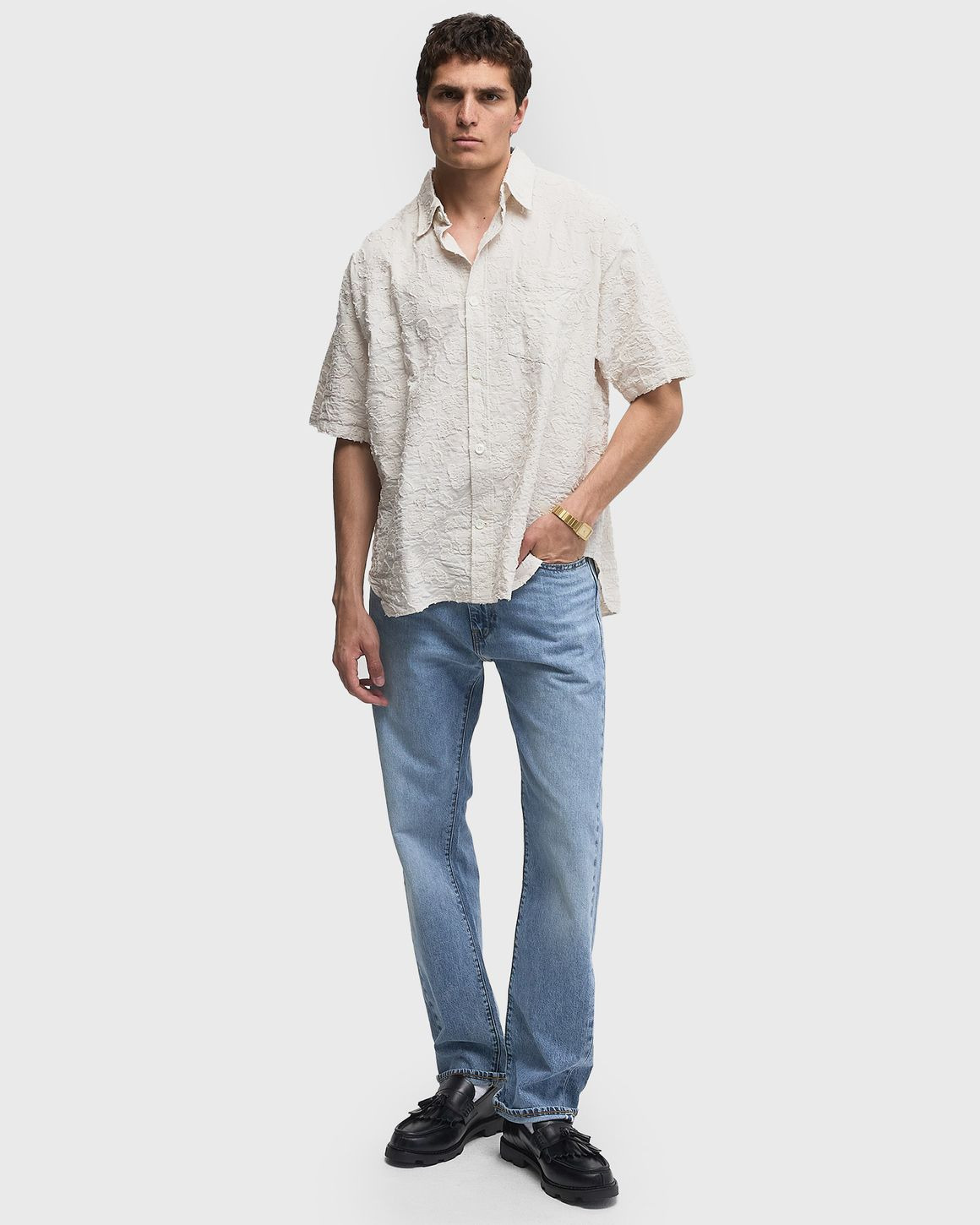 OLE OVERSIZED FIL COUPE SS SHIRT - 2
