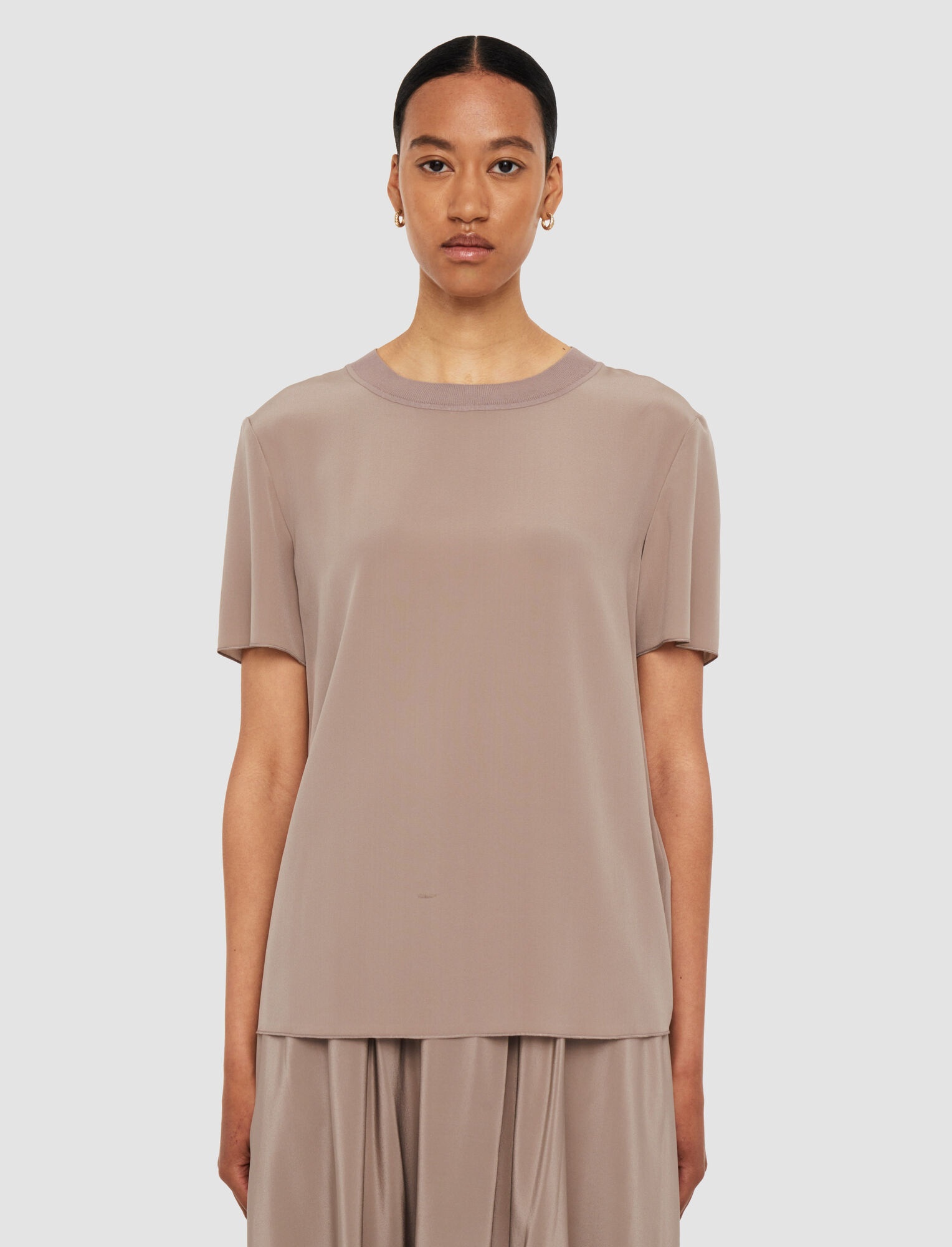 Rubin Crepe de Soie Silk Blouse - 3