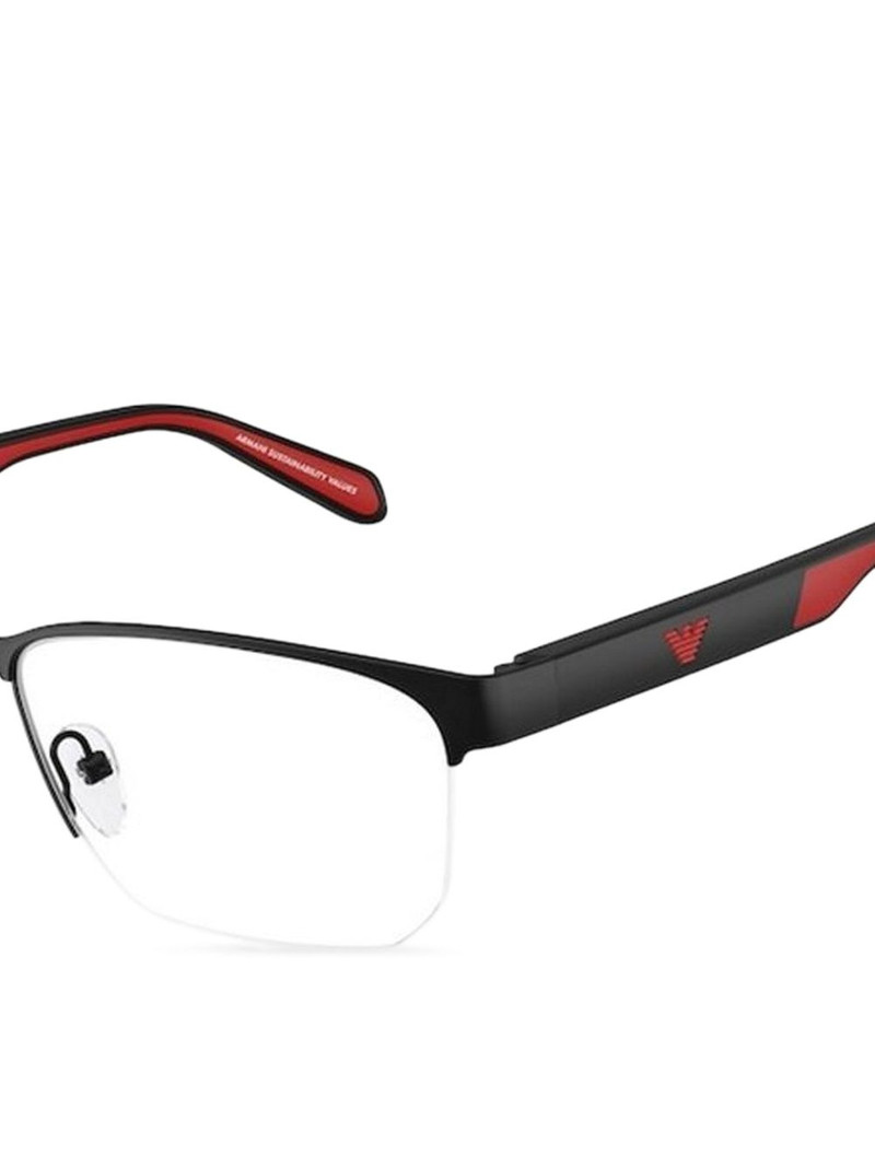 EMPORIO ARMANI rectangle-frame glasses outlook