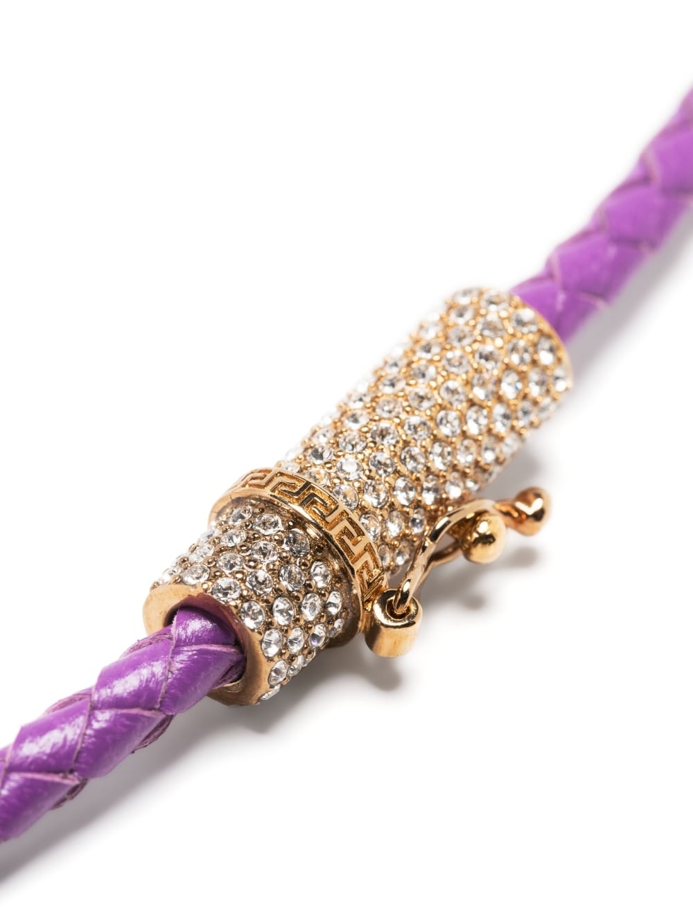 Medusa pendant leather necklace - 3