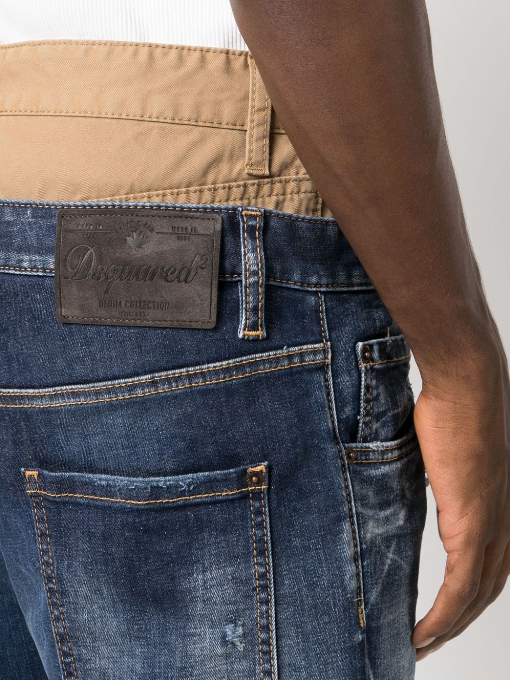 Twin Pack layered loose jeans - 5